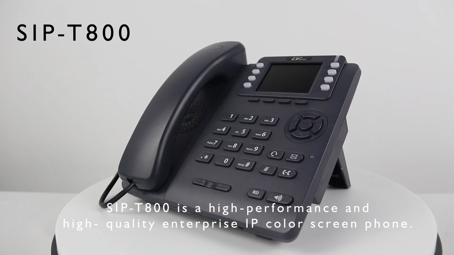 Ip Phone For Business 8 Sip Lines Sipt800 Buy Phone,Ip Phone,8 Sip