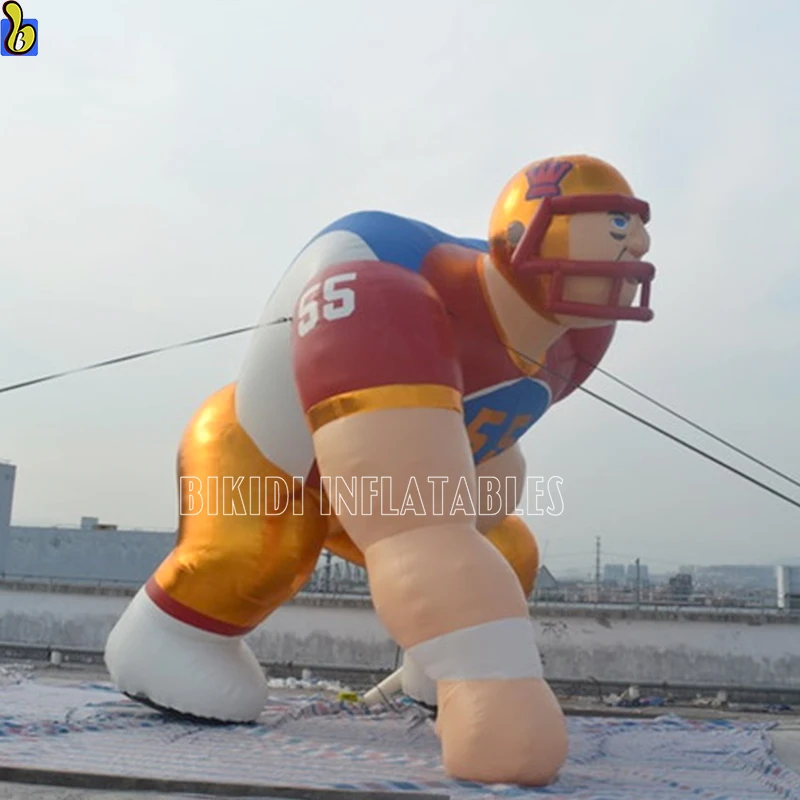 Giant Advertising Sportsman Balloon,Inflatable Football/ Rugby Player