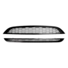 2 Stück glänzend schwarze Wabengitter-Frontgrillstoßstange für Mini Cooper R50 R52 R53 2002-2006 Rennsport-Kühlergrill_voghion.com