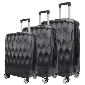 Factory wholesale high quality ABS PC 20 24 28 vintage industrial outdoor Travel trolly Flight suitcase with combination lock