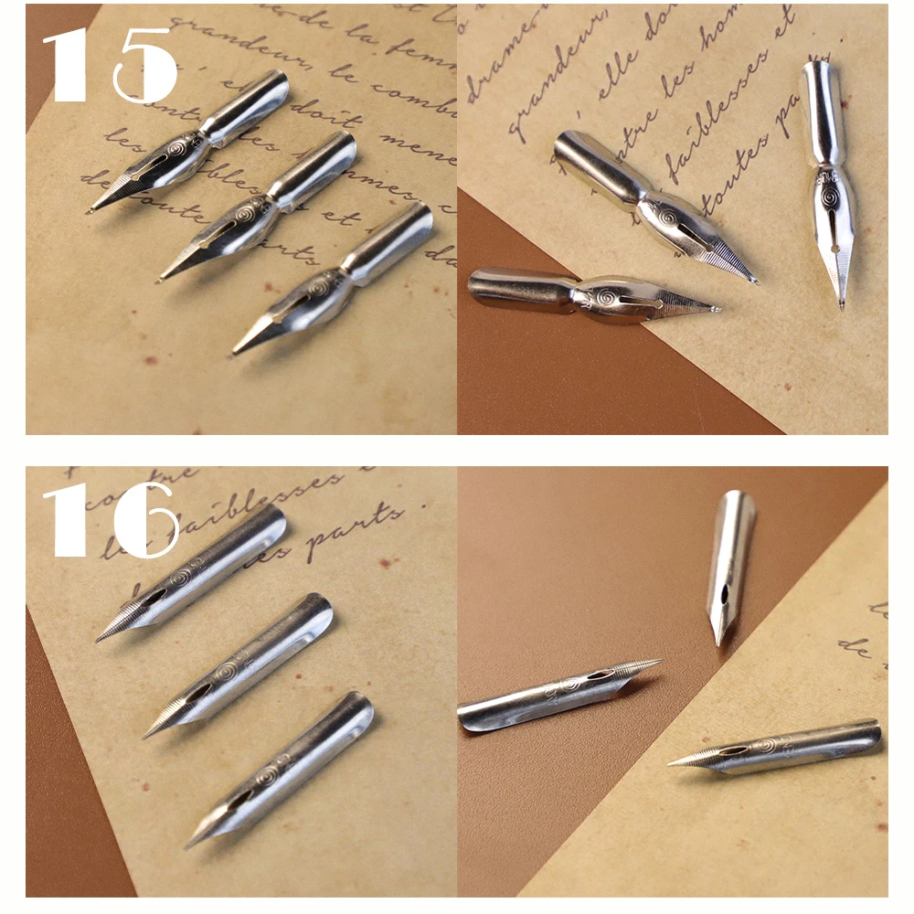 Different Sizes Calligraphy Writing Pen Parts Wholesales Pen Nibs Comic