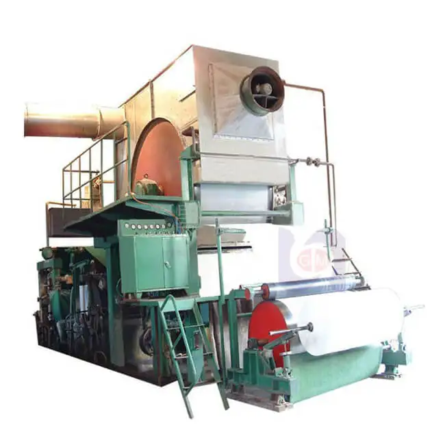 High Performance 2400mm Tissue Paper Making Machine,Plant Fiber Paper Machine