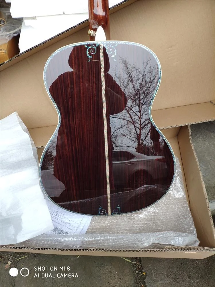 デラックスインレイ手作り40インチアコースティックギター