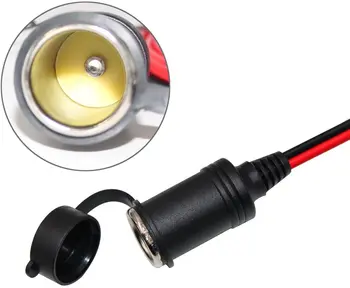 Morsetto per batteria da 12 V, adattatore femmina per accendisigari