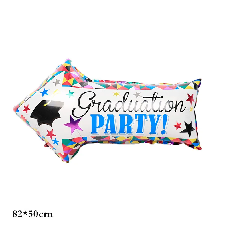 50pcs Graduation 2023 Congratulations Graduate Foil Helium Air Balloons