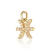 Golden pisces-single pendant