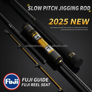 Cheery NEW Jigging Rod Fuji Accessories 30T Carbon Fiber Material Slow Jigging Rod for Deep Sea Fishing – Metal Jig – view 3