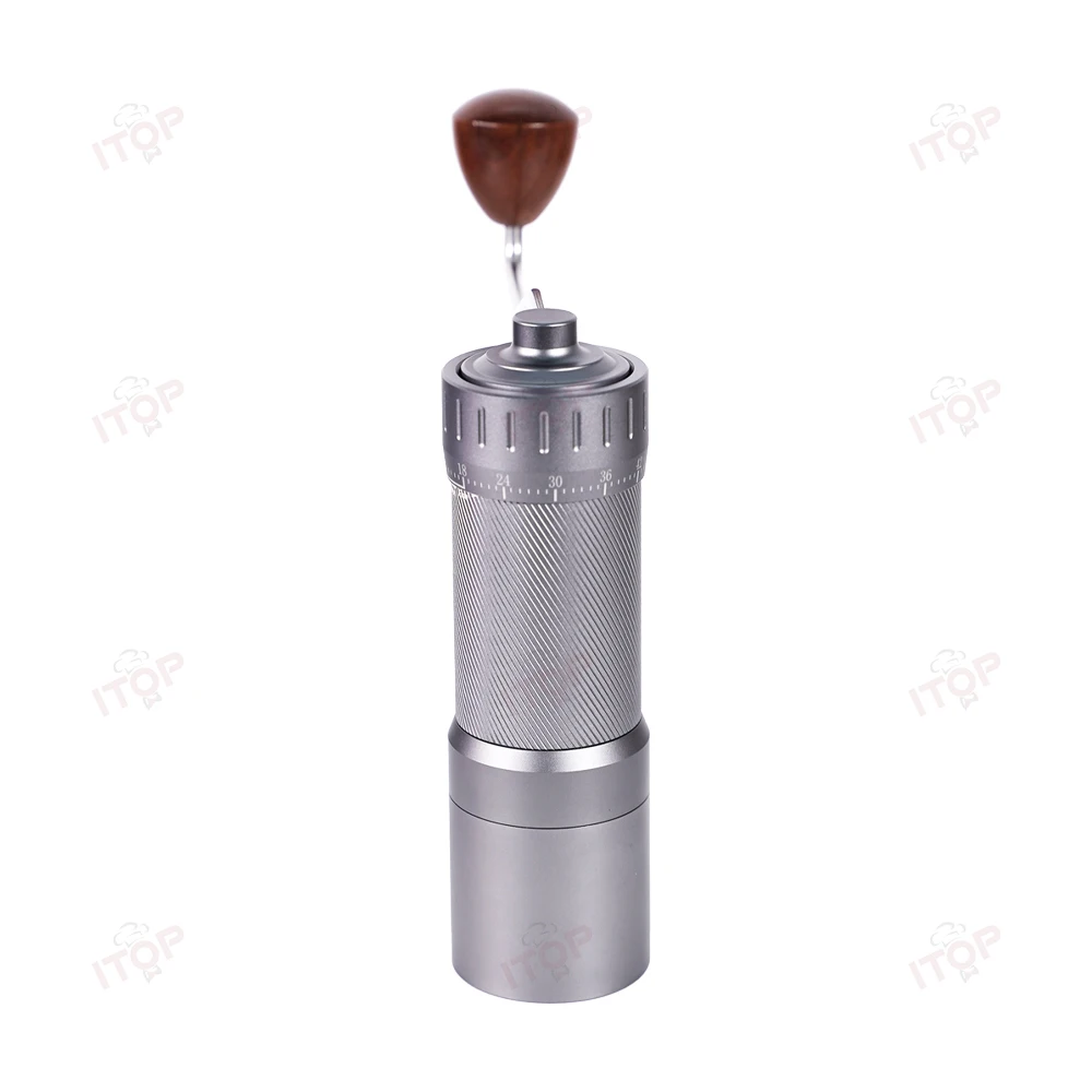 Itop Manual Coffee Bean Grinder Adjustable Stainless Steel Portable Coffee Grinder