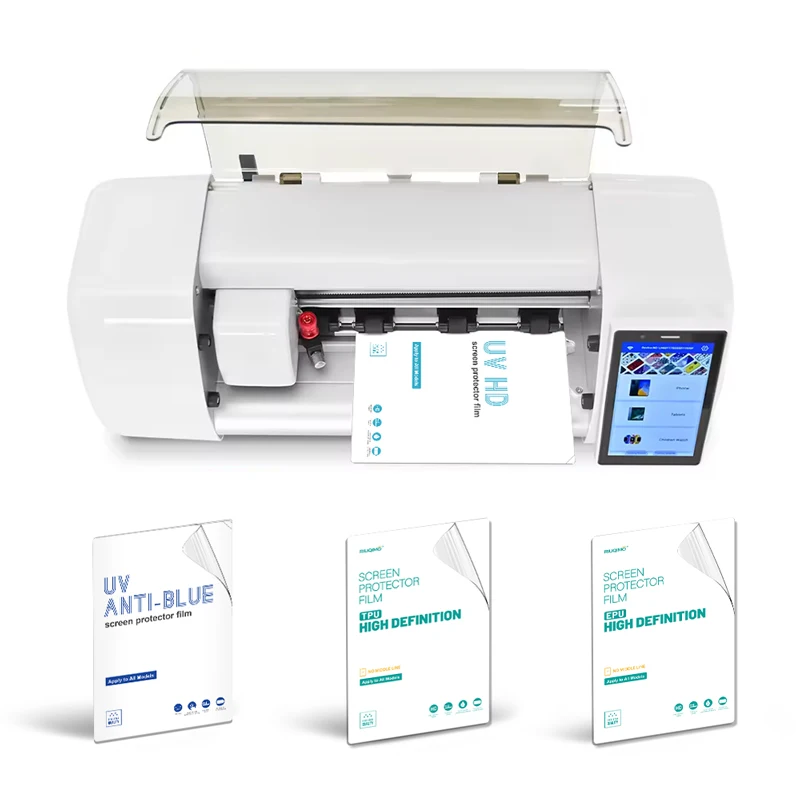 MOMO TECH Robust TPU Hydrogel Film Screen Protector Cutting