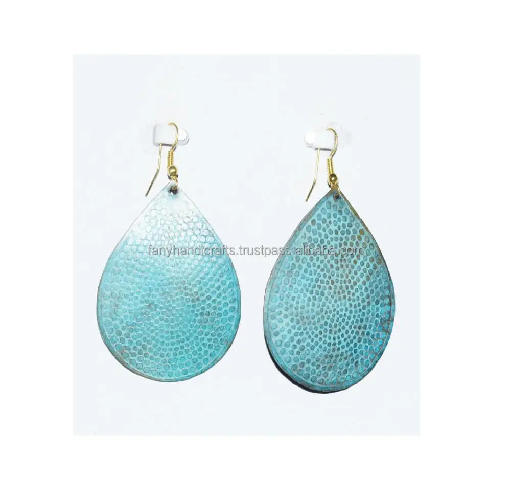 Finland 2025 Basic Long Oval Turquoise long oval gold earrings Gold metal hollow Women long oval gold earrings Jewelry