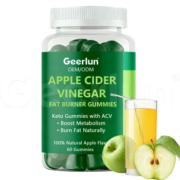 OEM Apple Cider Vinegar Fat Burner Gummies for Weight Loss Curb Appetite Boost Metabolism Keto ACV Gummies