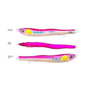 Lure S-Shaped 3D Printed Metal Jig Spanish Mackerel Bait Falling Metal Jig Lure with Hooks Sea Fishing – Metal Jig – view 4