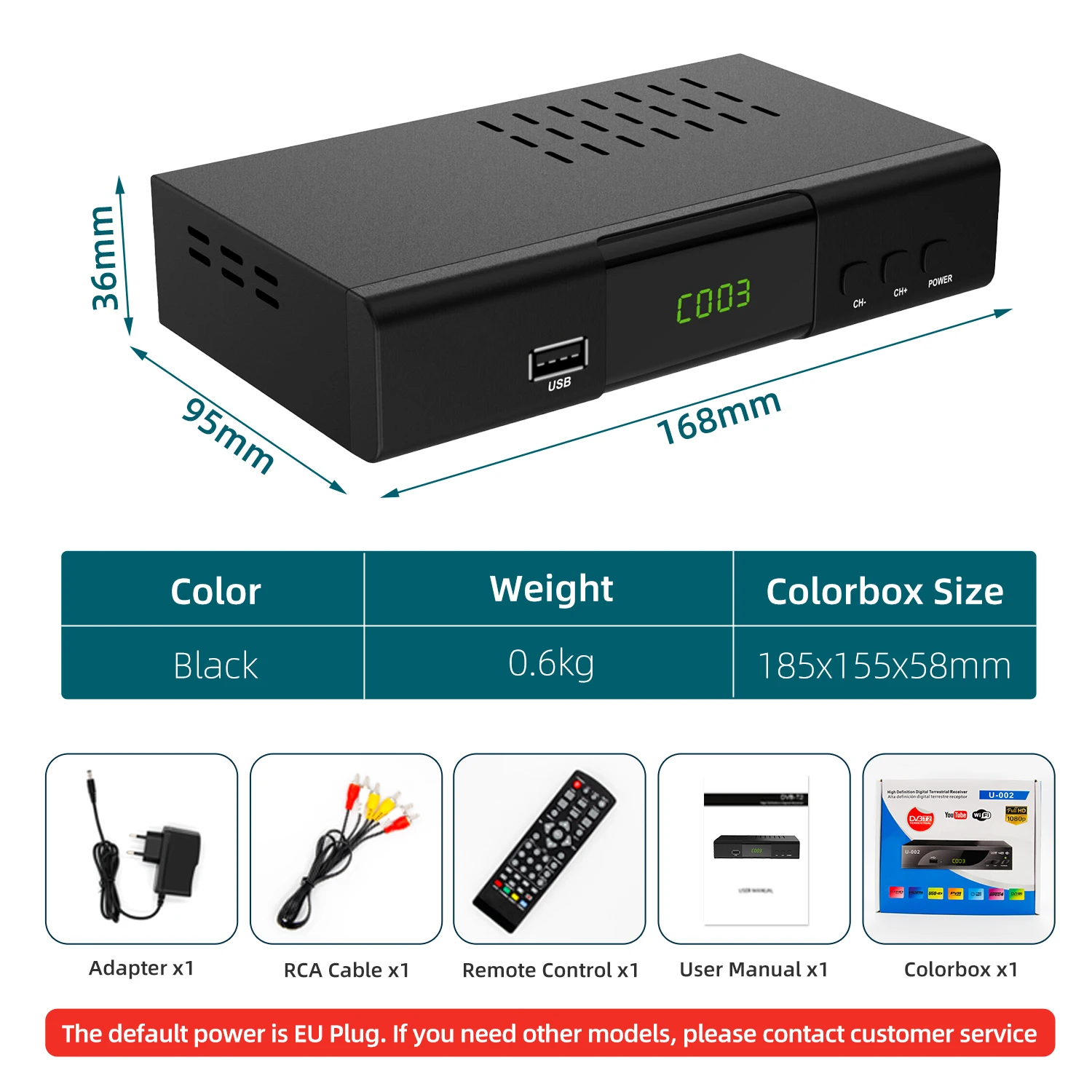 Junuo Tv Receiver Manufacturer Dvb T2 Set Top Box That Can Auto And  Manually Scan all Available TV and Radio Channels