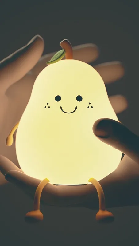 Oplaadbaar nachtlampje voor kinderen, nachtlampje voor baby's, led-lamp met aanraakfunctie van zachte siliconen, 3 dimniveaus en timer van 30 minuten, kinderen, volwassenen, slaapkamer, decoratie