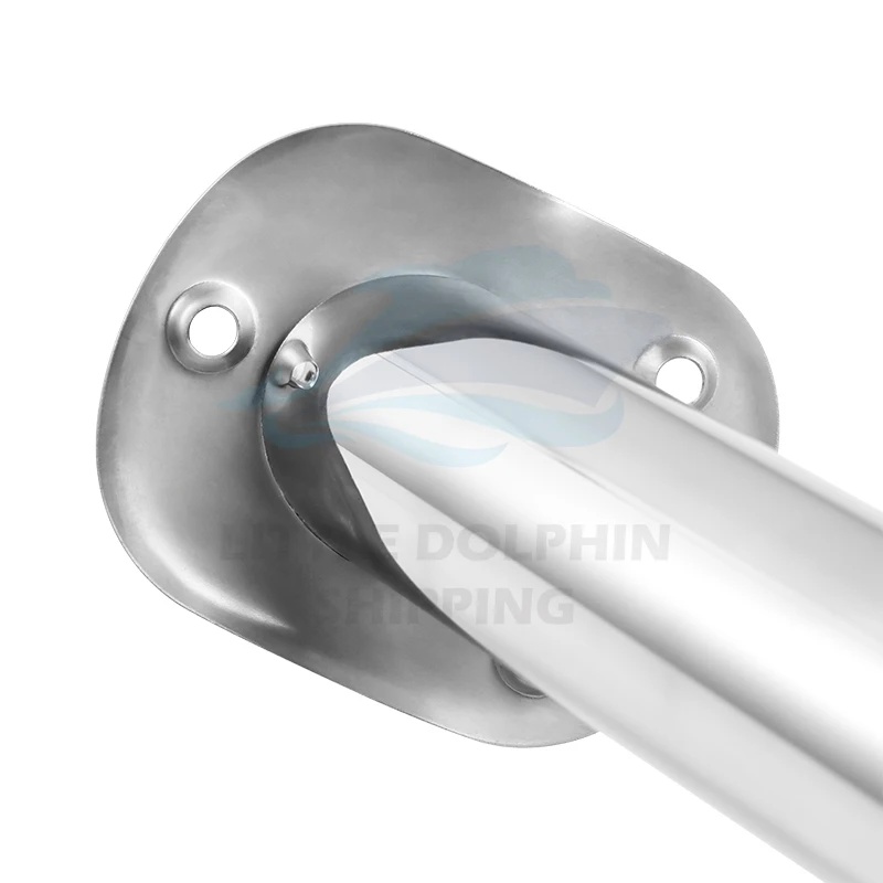 New Design Stainless Steel Fishing Rod Holder for Marine Boat Yacht Flush Mount Rubber