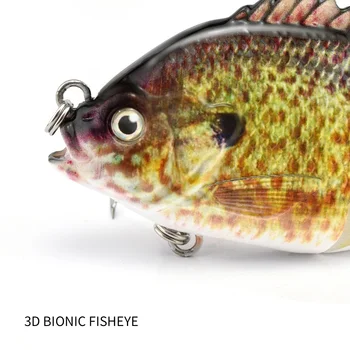2-Segment Bionic Hard Lure with Hair Tail, 125mm 43.2g Fishing Tackle Lure for Angling – Hard Lure – view 5