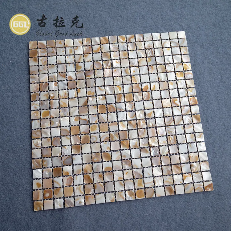 Home Decor Mother of Pearl Backsplash Shell Mosaic Tiles for Wall