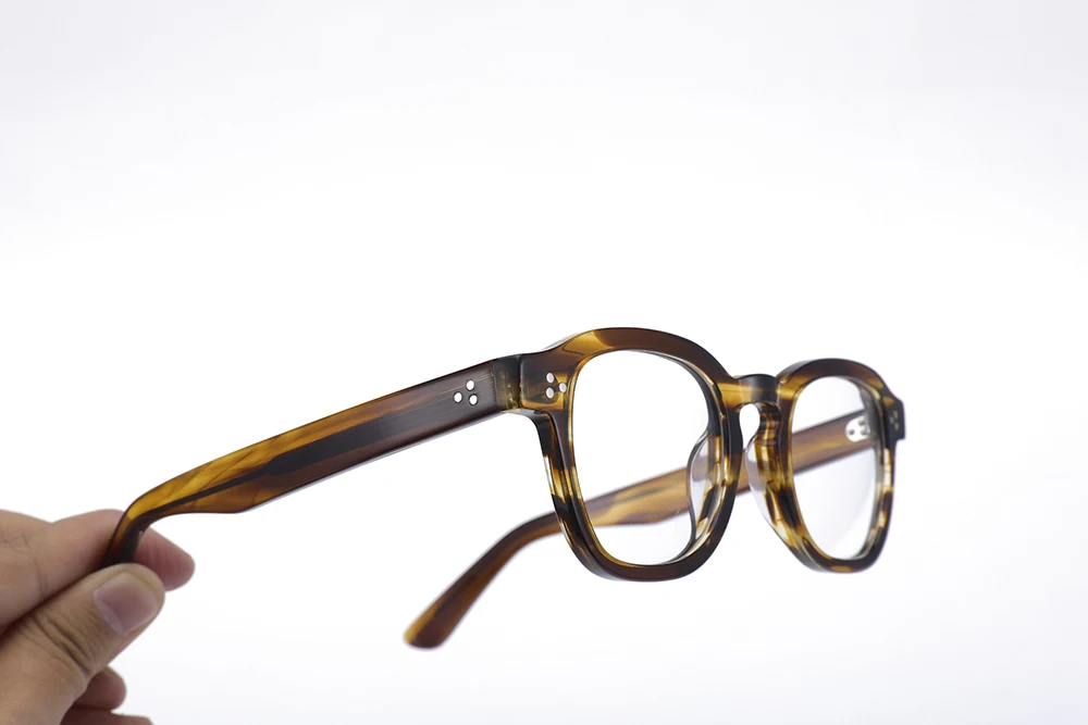 Retro Square Thickness Acetate Eyewear Eyeglasses Frames For Eye