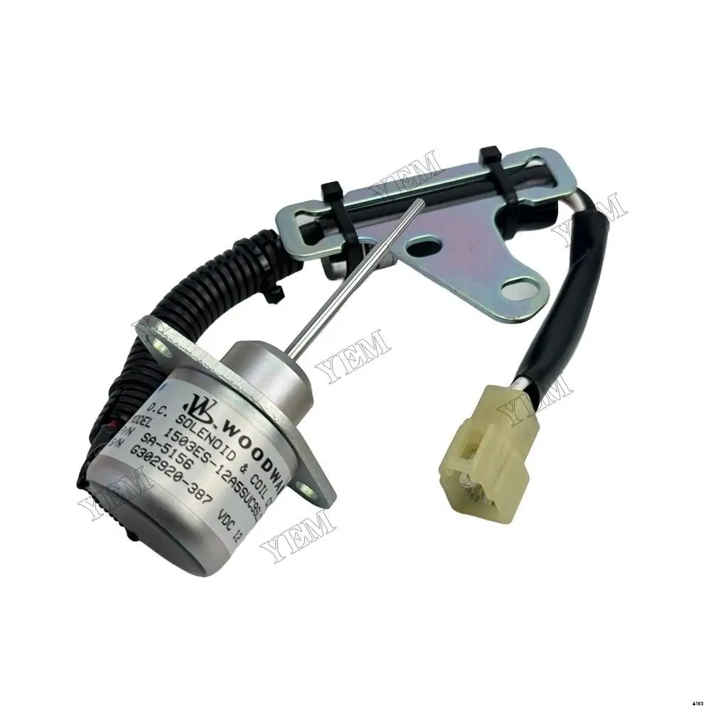 High Performance Solenoid Valve Engine Parts Fits for Kubota D1462 5