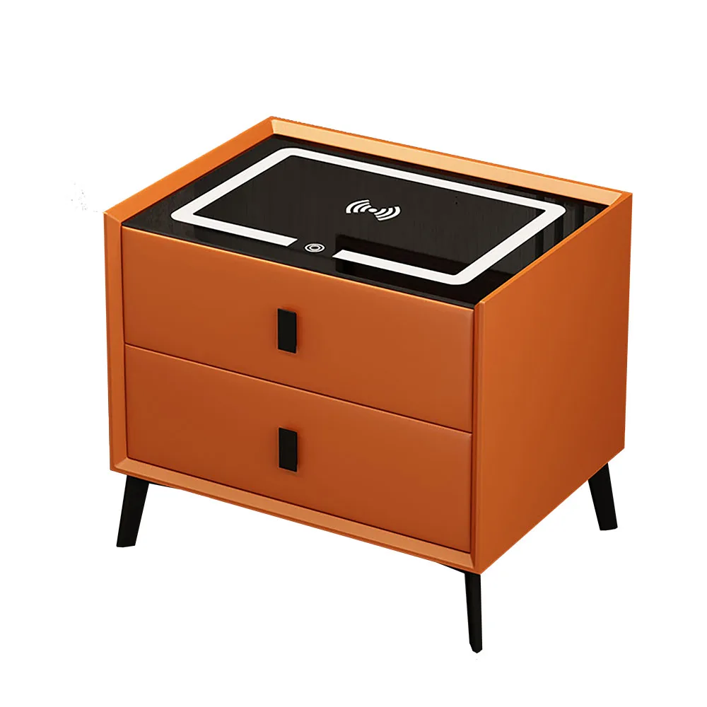 Home Furniture Blue Tooth Speaker Smart Bed Side Table Bedroom Modern antique silver night stand Smart Nightstand  BedsideTable  11234058