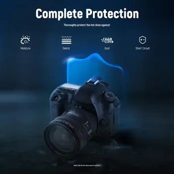 NEEWER 4 PCS Camera Hot Shoe Cover Cap Protector Compatible with Canon EOS R5C R5 R6 RP R 7D Mark II 6D Mark II 5D Mark IV III detail image