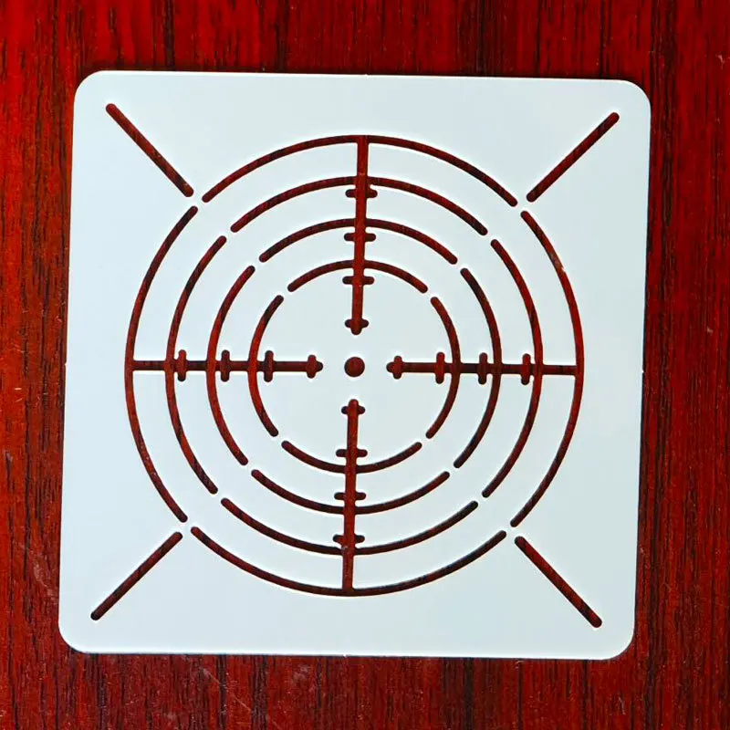Hot Sale 16 Pcs Set PP Cappuccino Template Latte Art Plastic Decorating Coffee Stencil