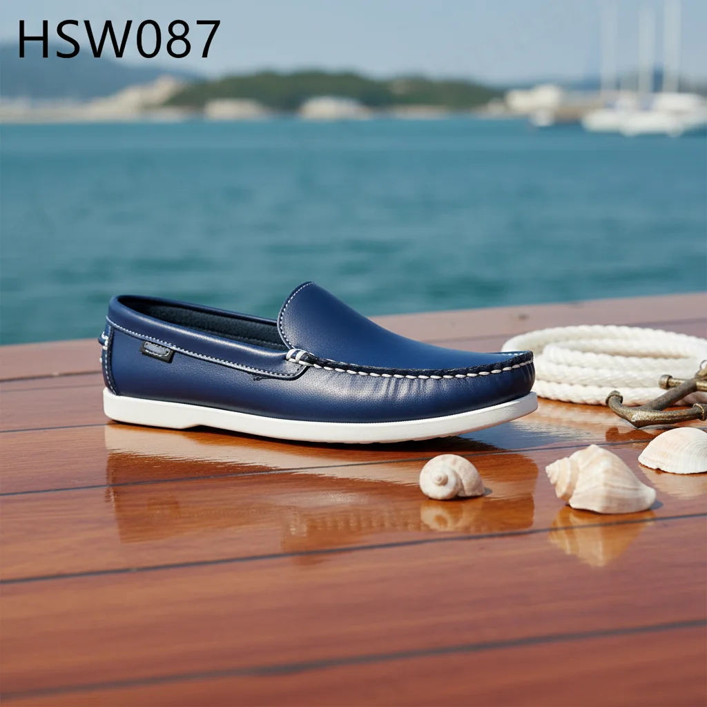 ZYF,Coastal Viewing Ready-to-wear Washed Blue Driver Shoes for Sale Holiday Trip Non-chafing Para Hombres Moccasins Shoes HSW087