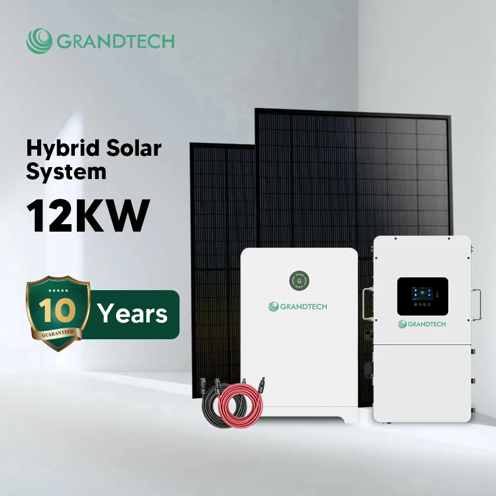 Sistema fotovoltaico autonomo UL da 12 kW, 10 kW, 30 kW e 8 kW / Kit per pannelli solari domestici da 3000 W, 5000 W, 8000 W e 10 kW con batteria solare dotata di BMS