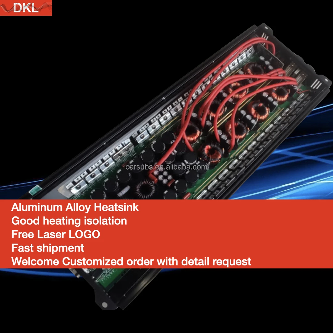 Car Subwoofer Amplifier Rms 5800w Class D Max 1 Ohm Peak 11000w Spl