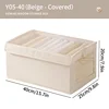Beige 40*25*20cm with lid
