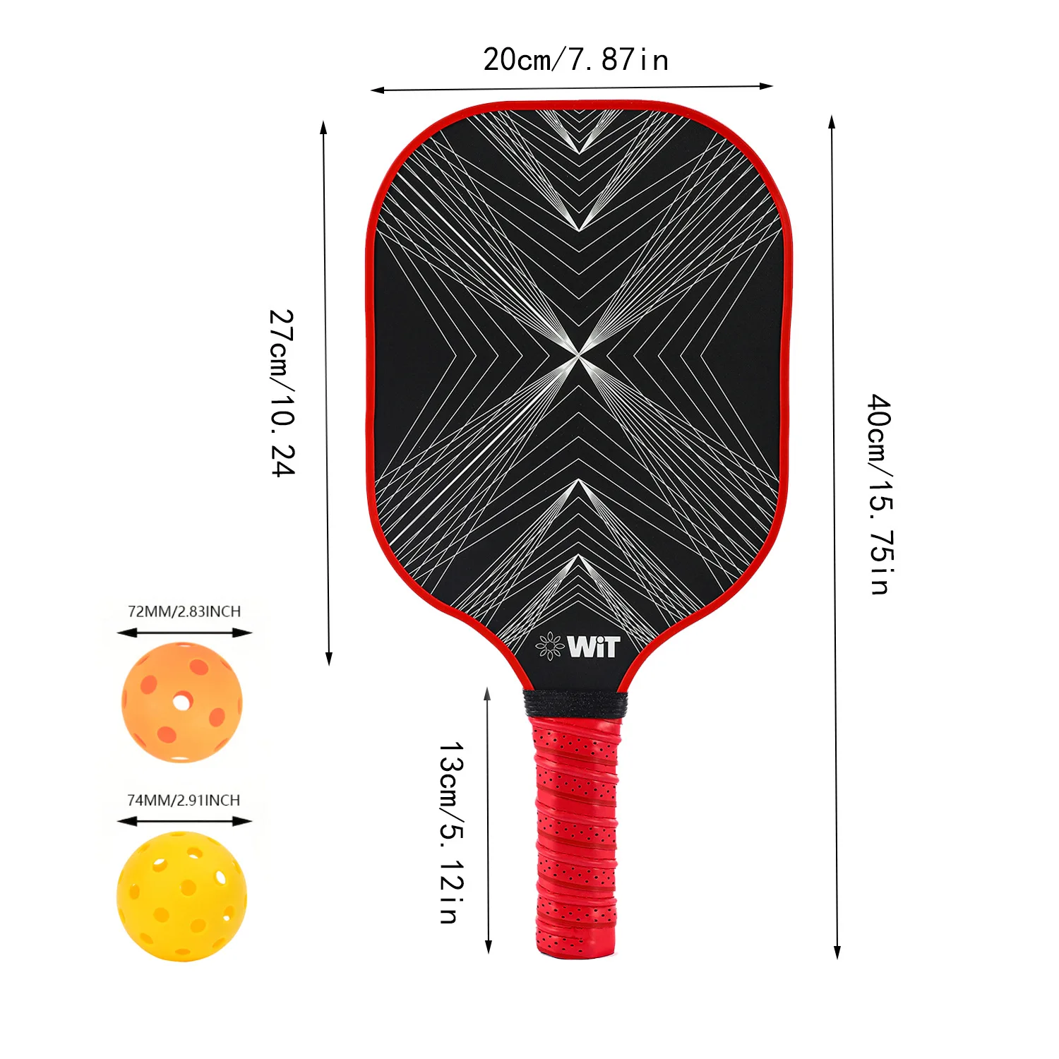 product outdoor sports pickleball paddles with 13mm thickness glass fiber polyester honeycomb core pick racket for pico board playing-3