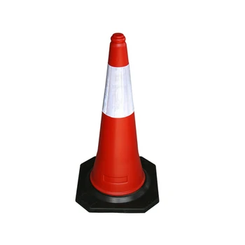 75cm Heavy Duty Road Safety Pe Traffic Cones With Rubber Base - Buy Pe ...