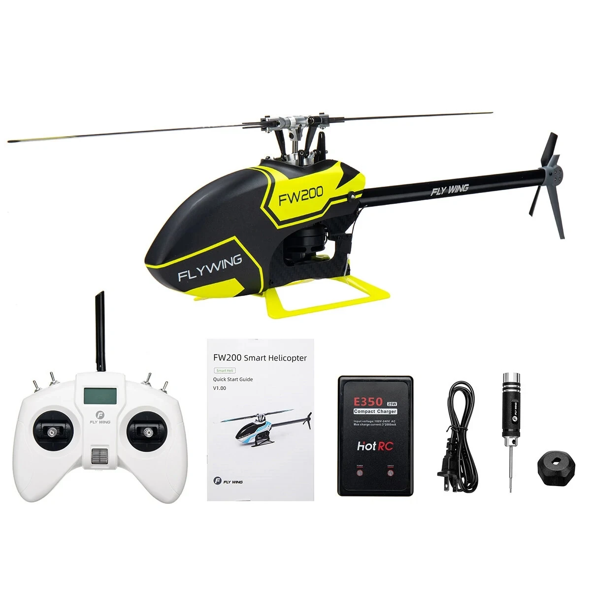 FLY WING 6CH 3D Acrobatics RC Helicopter with GPS Altitude Hold