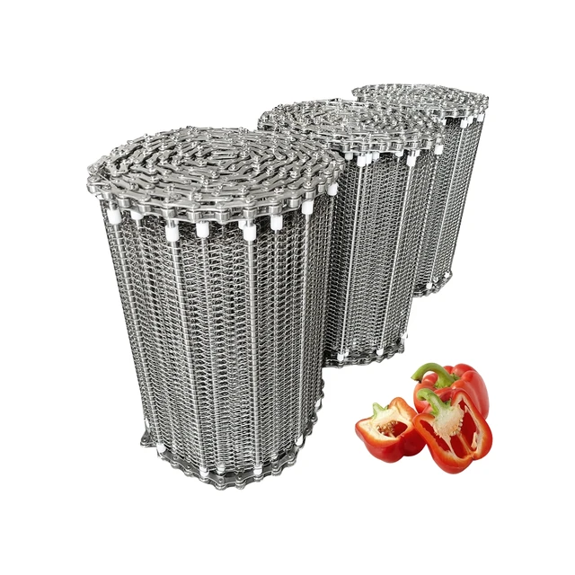 Factory Price SUS304 Remote Guidance SUS316 Bestselling Mesh Belt for Automatic Food Mesh Belt Conveyor