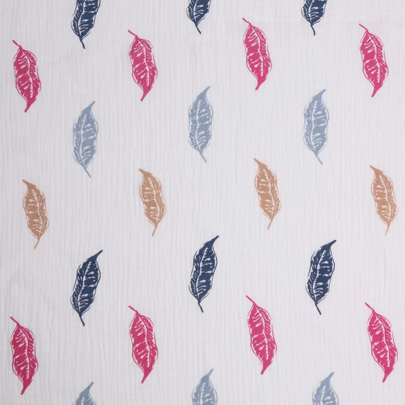 Креп из чистого хлопка, ткань для рукоделия, шитье, лоскутное шитье, дышащая хлопчатобумажная креп-ткань, Seersucker, плотный материал для детей и малышей