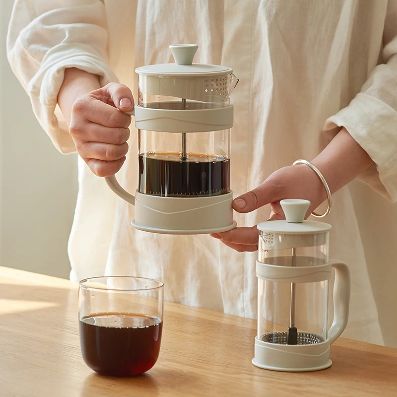 siyue 0.35l glass french press with