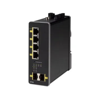 IE-1000-4P2S-LM outdoor industrial poe switch IE1000 with 4 FE Copper PoE+ ports and 2 GE SFP uplinks IE-1000-4P2S-LM