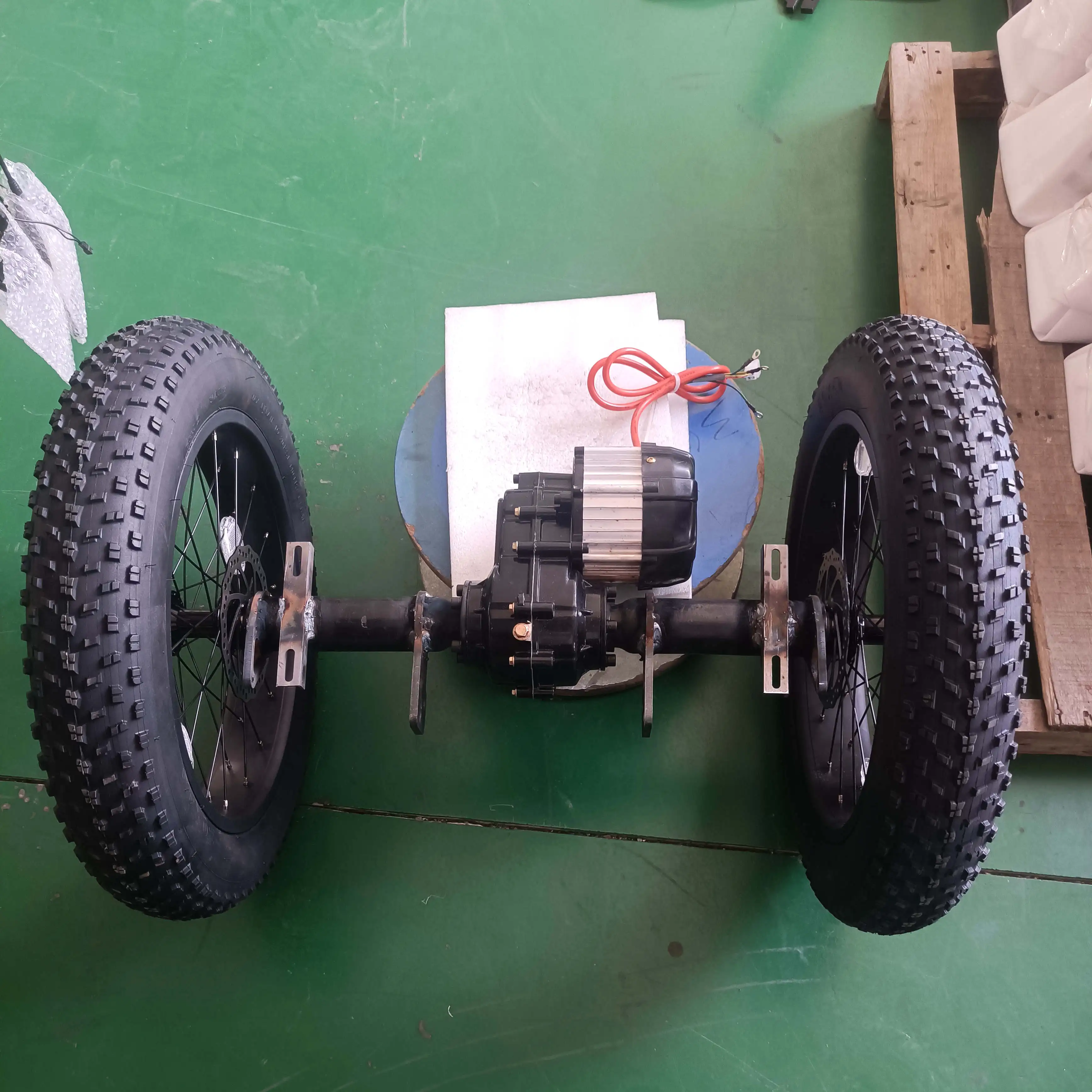 Homemade Wheel Covered Motorcycle Mid Drive E-bike Motor Kit 1000w