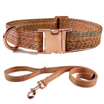 Nylon Dog Collar Durable and Adjustable Classic Pet Collars with Quick-Release Metal Buckle and D-Ring for Small Medium