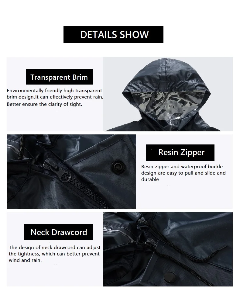 Top Selling Pvc Reflective Cheap Rain Coats A Adults Waterproof