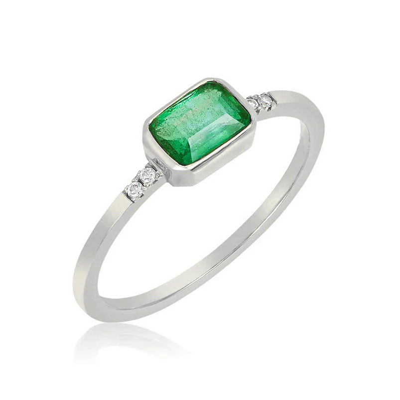 Gemnel vente en gros usine Offre Spéciale russie or carré diamant