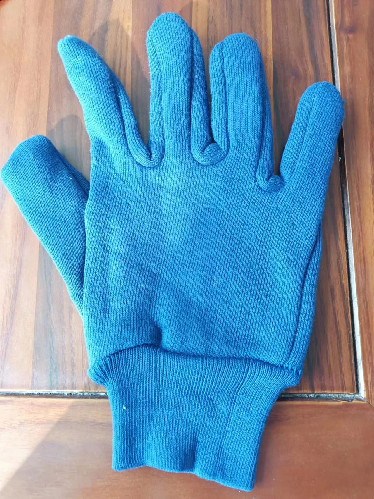 Cotton Yarn Knitted Gloves Construction Hand Thickening Industrial Gardening Knitted Cotton Gloves