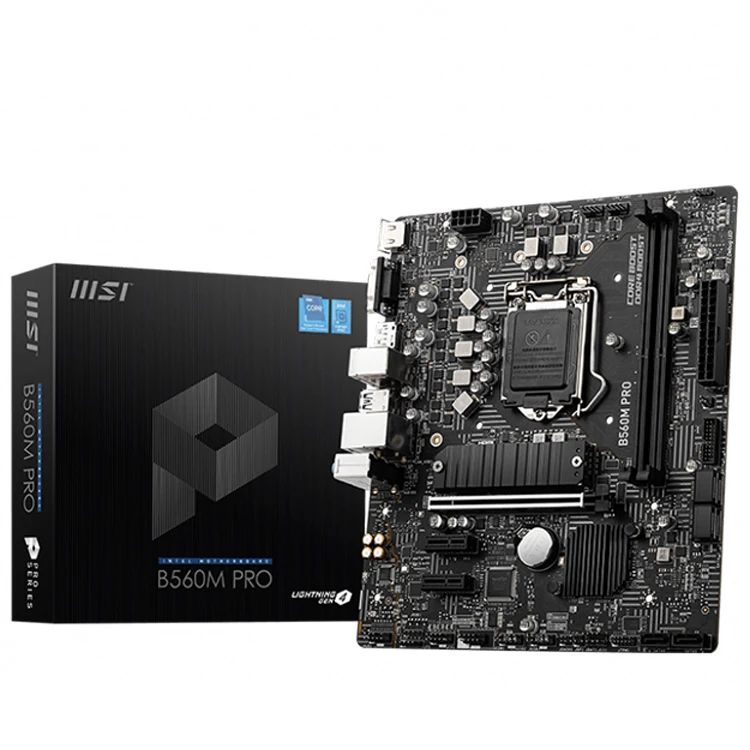 Msi B560m Pro Gaming Motherboard With Intel B560 Chipset Support 10th Core  I5 10400 10400f 10500 Processors - Buy Msi B560m Pro,1200 Socket Gaming