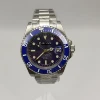 Silver Case+Blue Dial