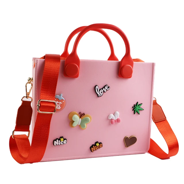 Summer EVA Handbag Portable Ladies Custom Washable Eva Beach EVA Rubber Bag Manufacturer