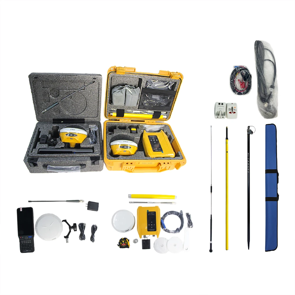 Hi-target V300 Geodetic Gnss Rtk Surveying Equipment High Accuracy Gps Receiver De Doble Frecuencia Gps Rtk