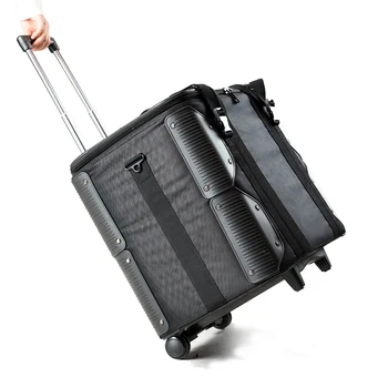 MIAOTU Roller Bag for Photography Photo Video Studio on Location Shoots Outdoor Shooting Draw-Bar Box Studio Flash Carry Case