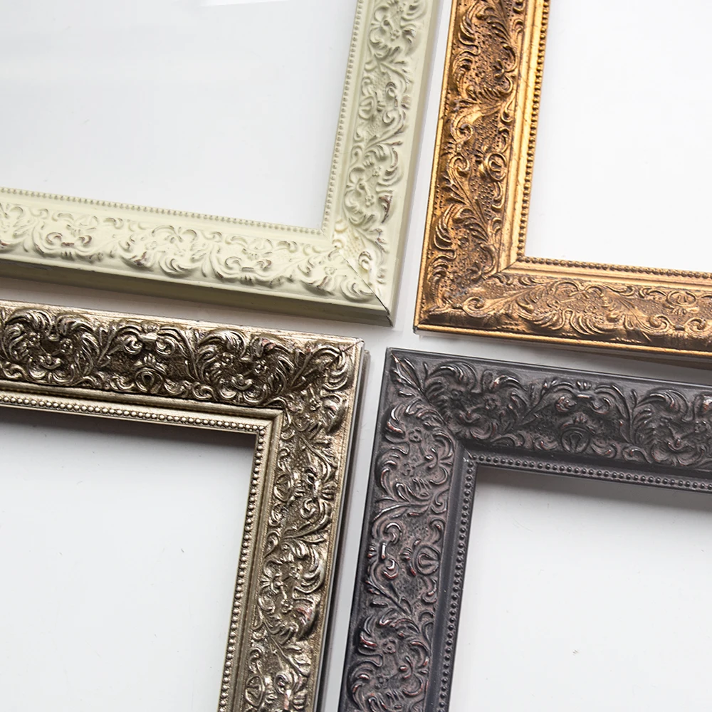 1253 Solid Wood Ornate Decorative Picture Frames Wholesale Wooden Antique Frame Buy Solid Wood