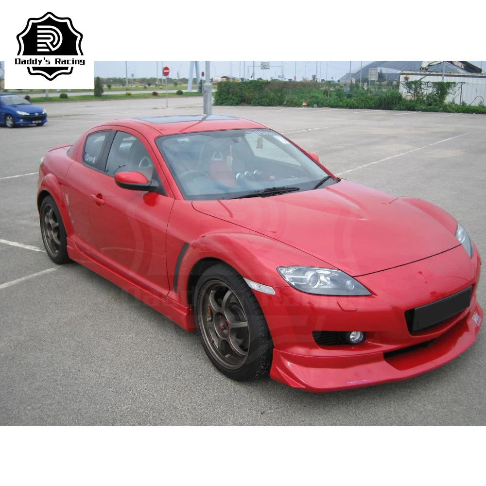 Fiber Glass Body Set Fit For Mazda Rx8 Body Kit Veils Style 20032008
