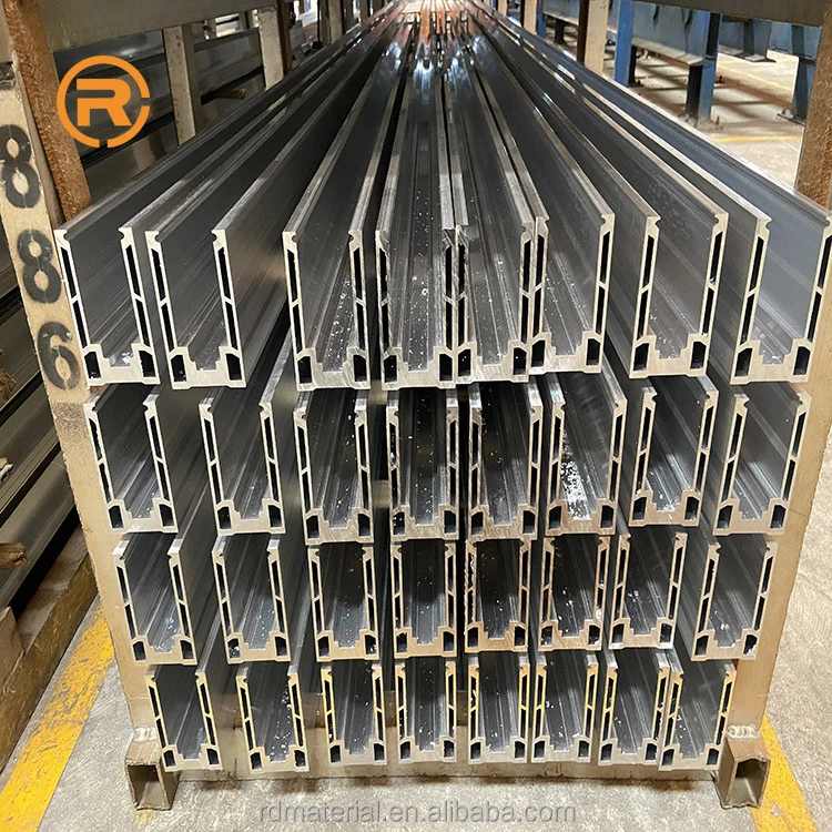 Aluminum Extrusion U Channel Base Outside Glass Balustrade Bottom Clamp ...